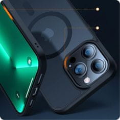 Tech-protect Magmat MagSafe maska za iPhone 15 Pro, tamno plava