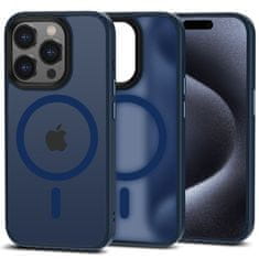 Tech-protect Magmat MagSafe maska za iPhone 15 Pro, tamno plava