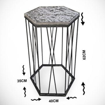 Woody Fashion Bočni stol, Cetrus - Walnut