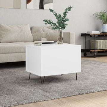 Vidaxl Klub stolić, bijeli 60x44,5x45 cm, materijal na bazi drva