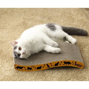 Purl 3 u 1 mačja grebalica, krevet + pijesak za mačke, 43 x 22,5 x 4 cm