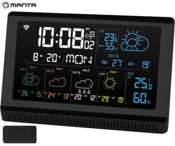 Manta MTO200B WINDY meteorološka stanica, pametna, stolna