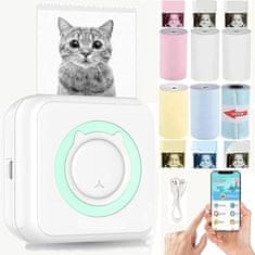 Mormark Mini termalni printer za mobitel – bežični pisač s 2 role papira | MINIPRINT