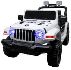 R-Sport Električni autić Jeep X10 veliki, 2-motorni Bijeli