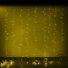 Ikonka Aga LED Svjetlosna zavjesa 3x3m 300 LED Topla bijela