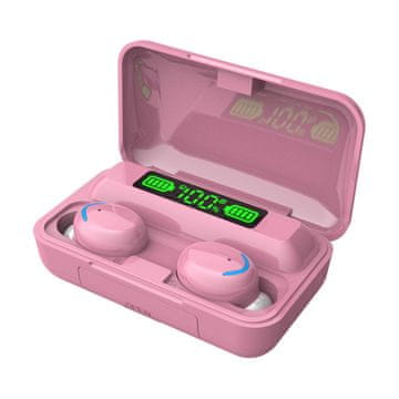 MXM Bluetooth TWS slušalica F9-5C Roze