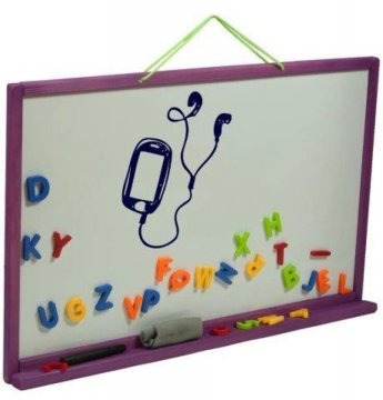 Aga4Kids Dječja zidna obostrana ploča TWF2