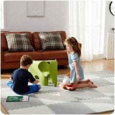 Ricokids Velika pjenasta podloga za slaganje bijela i siva Ricokids 180x180cm 9 komada