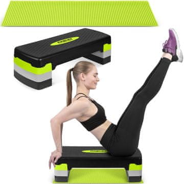 Neo-Sport Vježba korak 3 razine NS-400 zelena