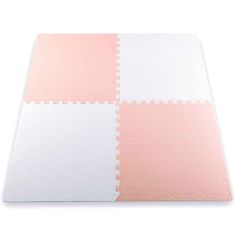 Ricokids velika pjenasta podloga za slaganje 60x60 cm 4 komada boje breskve i bijele