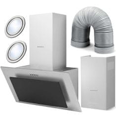 Berdsen Dimnjačka napa 60 cm Inox + crna BT-209