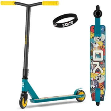 Soke GO! Stunt Scooter žuto-plavi