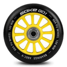 Soke Kotači za skuter 100 mm žuti 2 kom