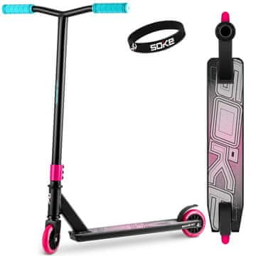 Soke Go! Stunt Scooter roza i plava