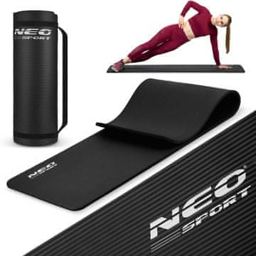 Neo-Sport Debela prostirka za vježbanje 183 x 60 cm - 192300 crna