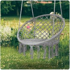 Sofotel Viseća vrtna ljuljačka BOHO siva