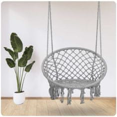 Sofotel Viseća vrtna ljuljačka BOHO siva