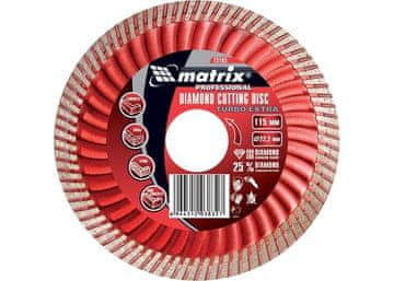 MTX PRO Dijamantna rezna ploča za beton i kamen 125 mm