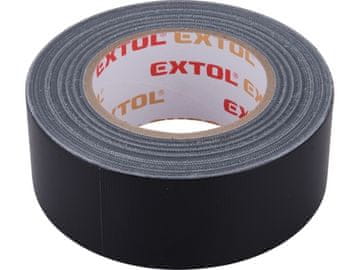 Extol Premium Ljepljiva traka 8856313 tekstilna/univerzalna, 50 mm x 50 m, debljine 0,18 mm, crna