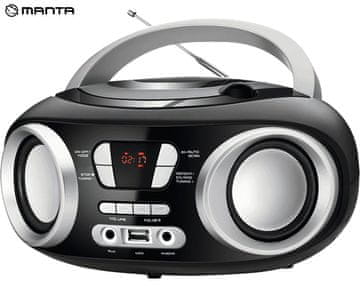 Manta MM9310BT CHILLI radio prijemnik, FM radio, Bluetooth 5.1, LCD zaslon, USB/AUX/Audio-in