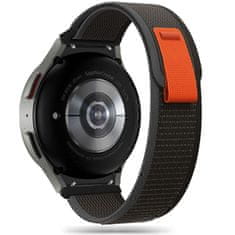 Tech-protect Nylon remen za Samsung Galaxy Watch 4 / 5 / 5 Pro / 6 / 7 / FE, black/orange
