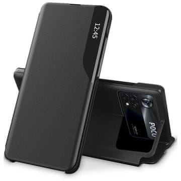 Tech-protect Smart View preklopna maska za Xiaomi Poco M4 Pro 4G, crno