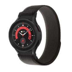 Tech-protect Nylon remen za Samsung Galaxy Watch 4 / 5 / 5 Pro / 6 / 7 / FE, black/orange