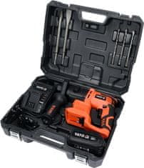 YATO SDS set plus akumulatorska udarna bušilica 18V 3Ah + kućište