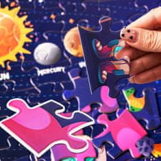 Aga4Kids Dječja svjetleća slagalica Sunčev sustav 500 dijelova