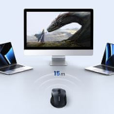 Ugreen MU006 USB bežični miš, crno