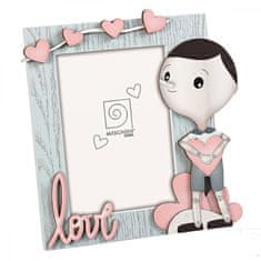 MASCAGNI A1542 PINOCCHIO PINK okvir drvo 13x18 ružičasta