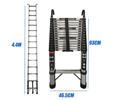 MXM Sklopive ljestve, čelične 4,4m