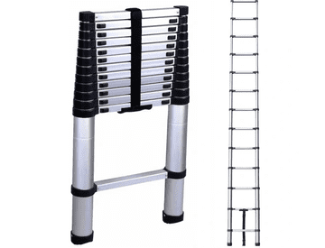 MXM Teleskopske ljestve, čelične 3,8m