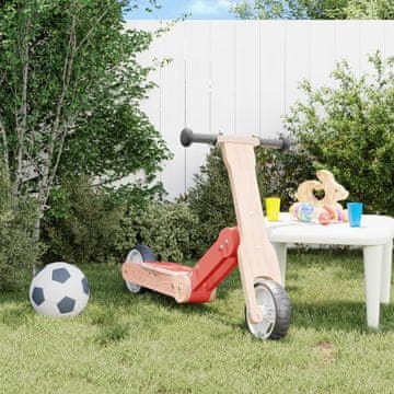 Vidaxl 2-u-1 dječji skuter crvene boje