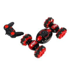Aga4Kids RC Kaskaderski auto upravljan pokretom ruke Crveni