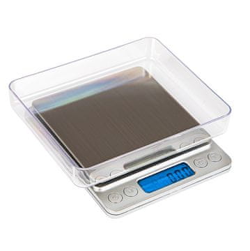 Blue Dolphin Digitalna prijenosna džepna LCD vaga s osvjetljenjem 0,1-3000g