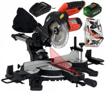 YATO Set bežične ubodne pile s funkcijom povlačenja 18V 4Ah + laser