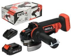 YATO Set 125mm bežične kutne brusilice 18V 2Ah