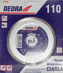 Dedra Ploča za rezanje dijamanta za keramiku i kamen 110 mm