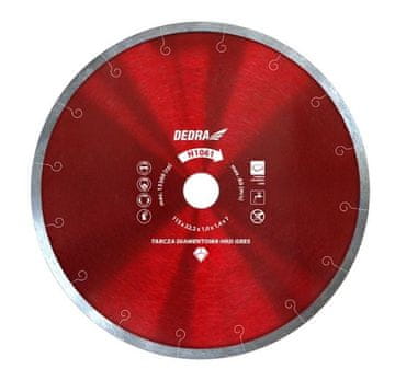 Dedra Dijamantna rezna ploča za gress keramiku 110×22,2mm mokro rezanje