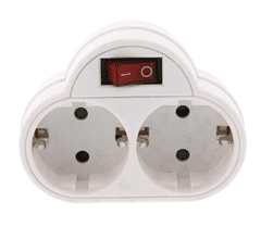Well Razdjelnik 2x shuko + prekidač