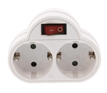 Well Podijelite dobro 2x Shuko + Switch