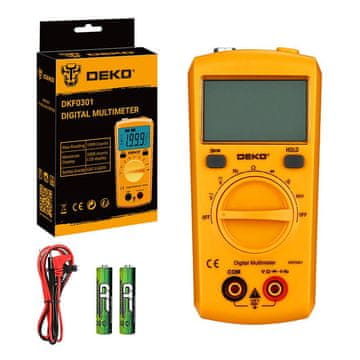 deko tools Univerzalni LCD digitalni multimetar DKF0301