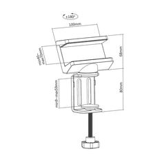 MaxTrack Nosač za električne razvodne kutije NVZ 3W bijeli