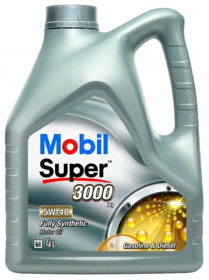 Mobil Super 3000 X1 5W-40 motorno ulje, 4 l
