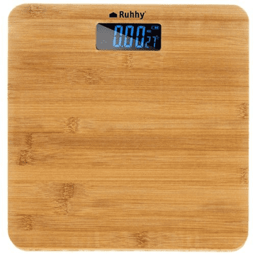 KEDO Vaga osobni elektronički kedo, LCD, max.180kg, bambus-steklo