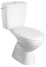 AQUALINE AQUALINE MIGUEL WC sa dvostrukim gumbom, donji izlaz, bijela keramika