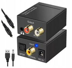 Malatec Digitalni analogni audio adapter - optički pretvarač