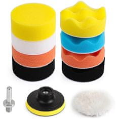 GEKO Brusni disk za poliranje 80 mm set od 9 komada