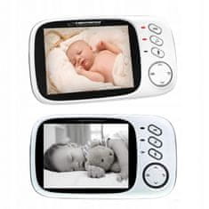 Esperanza Baby Monitor baby sitter s noćnom video kamerom i 3.2" LCD zaslonom do 260m